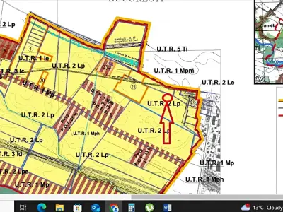 Harta satelit teren de vanzare Sector 4 Bucuresti locatie